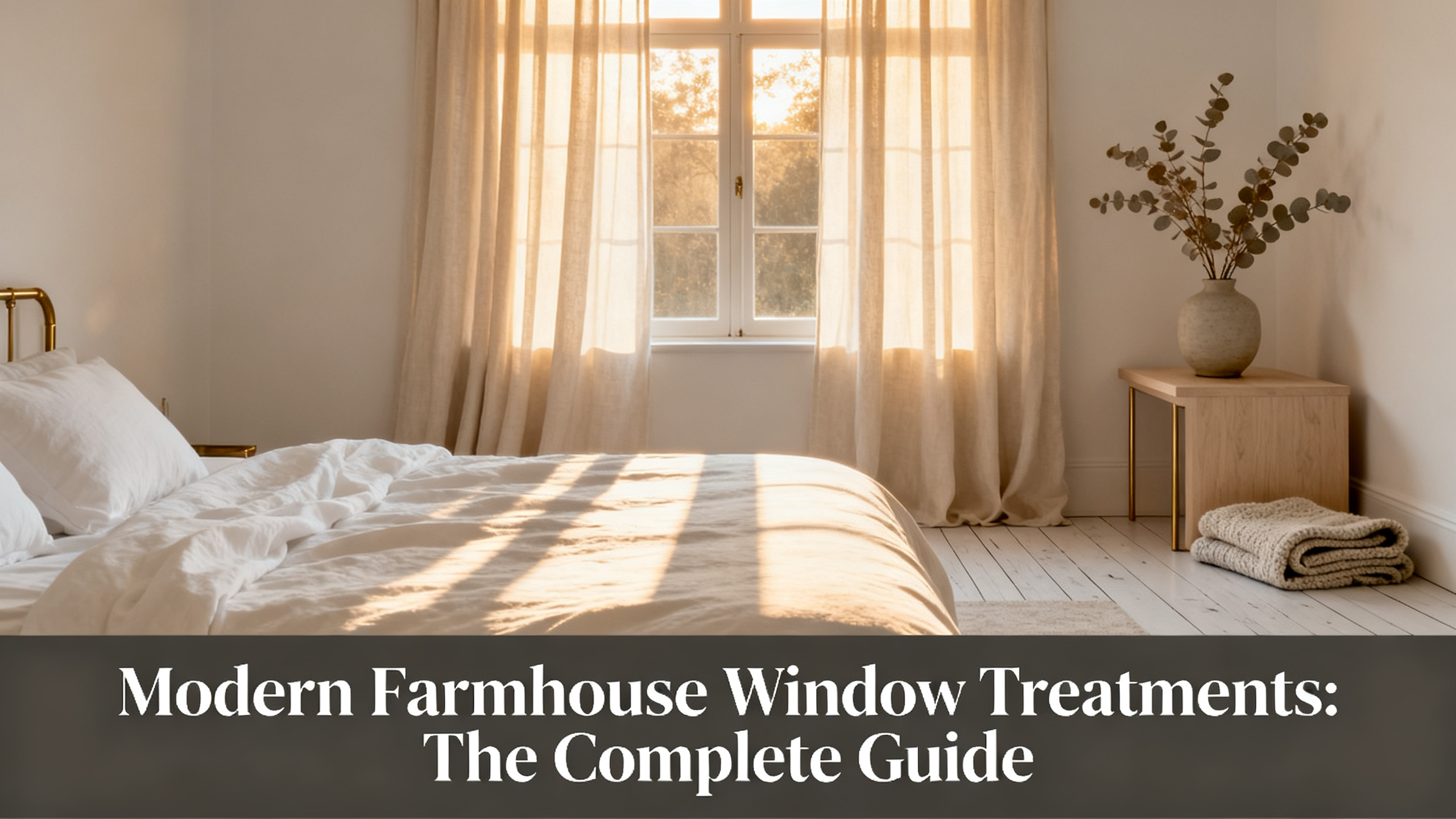 Modern Farmhouse Window Treatments: The Complete Guide