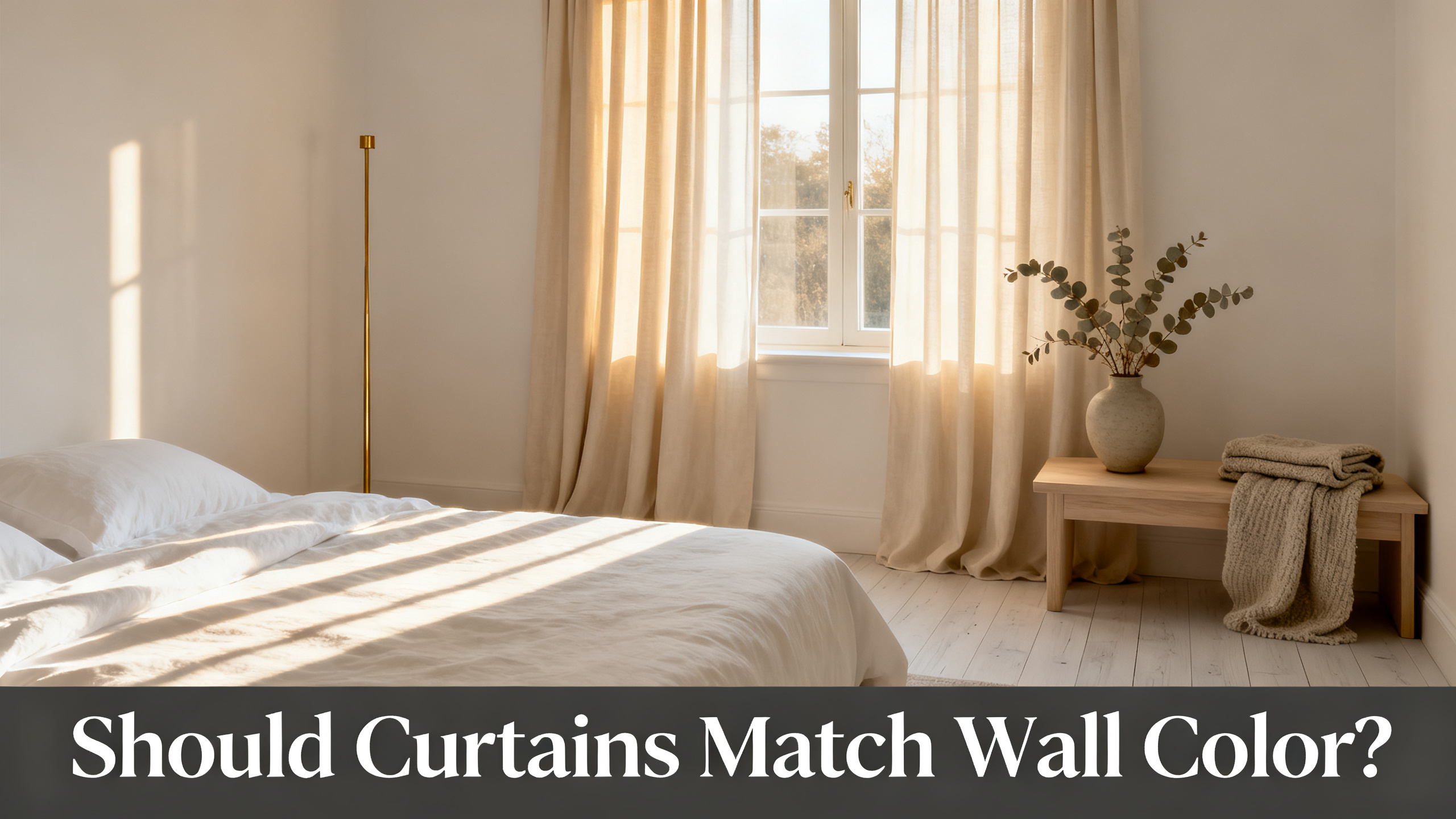 Should Curtains Match Wall Color?