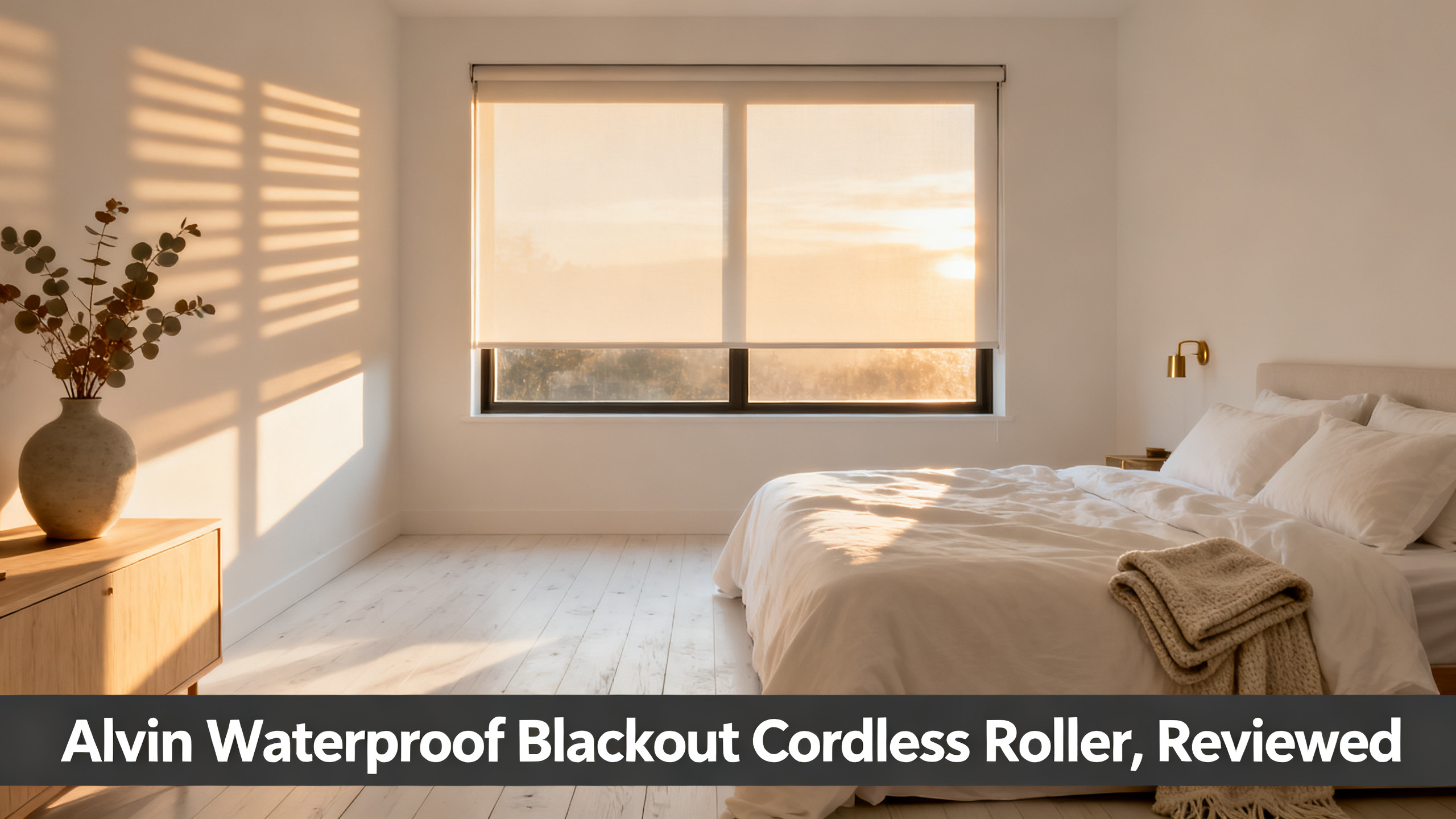 Alvin Waterproof Blackout Cordless Roller, Reviewed