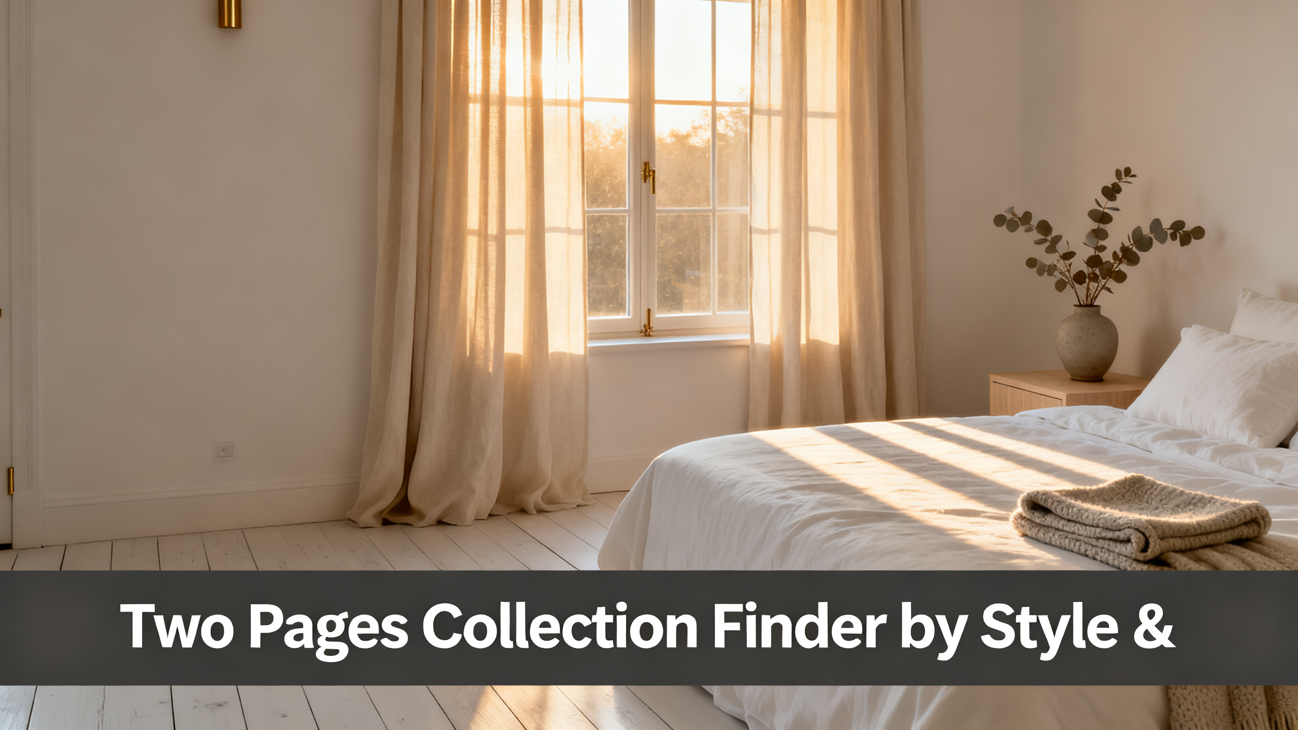 Two Pages Collection Finder by Style &