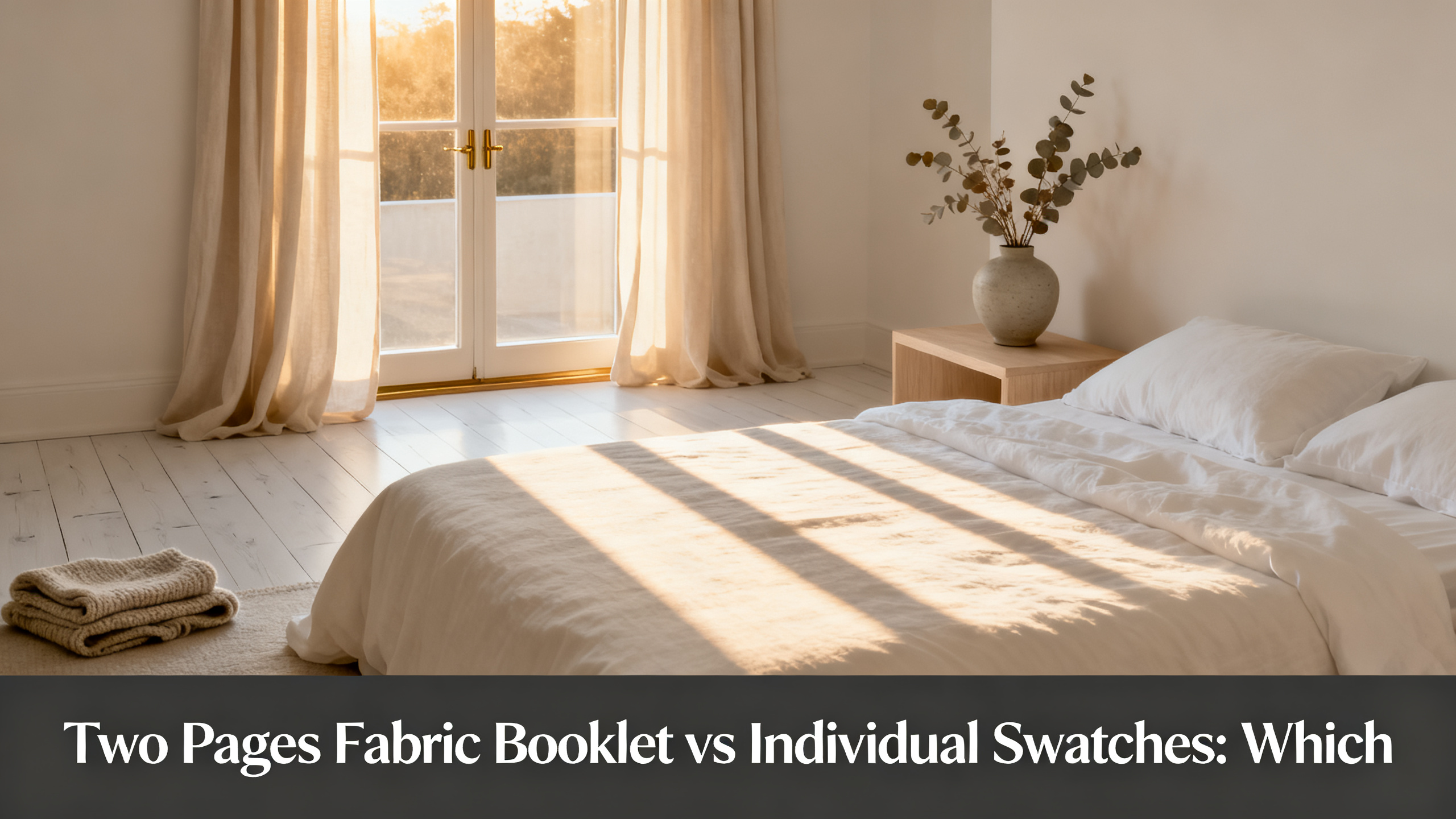 Two Pages Fabric Booklet vs Individual Swatches: Which