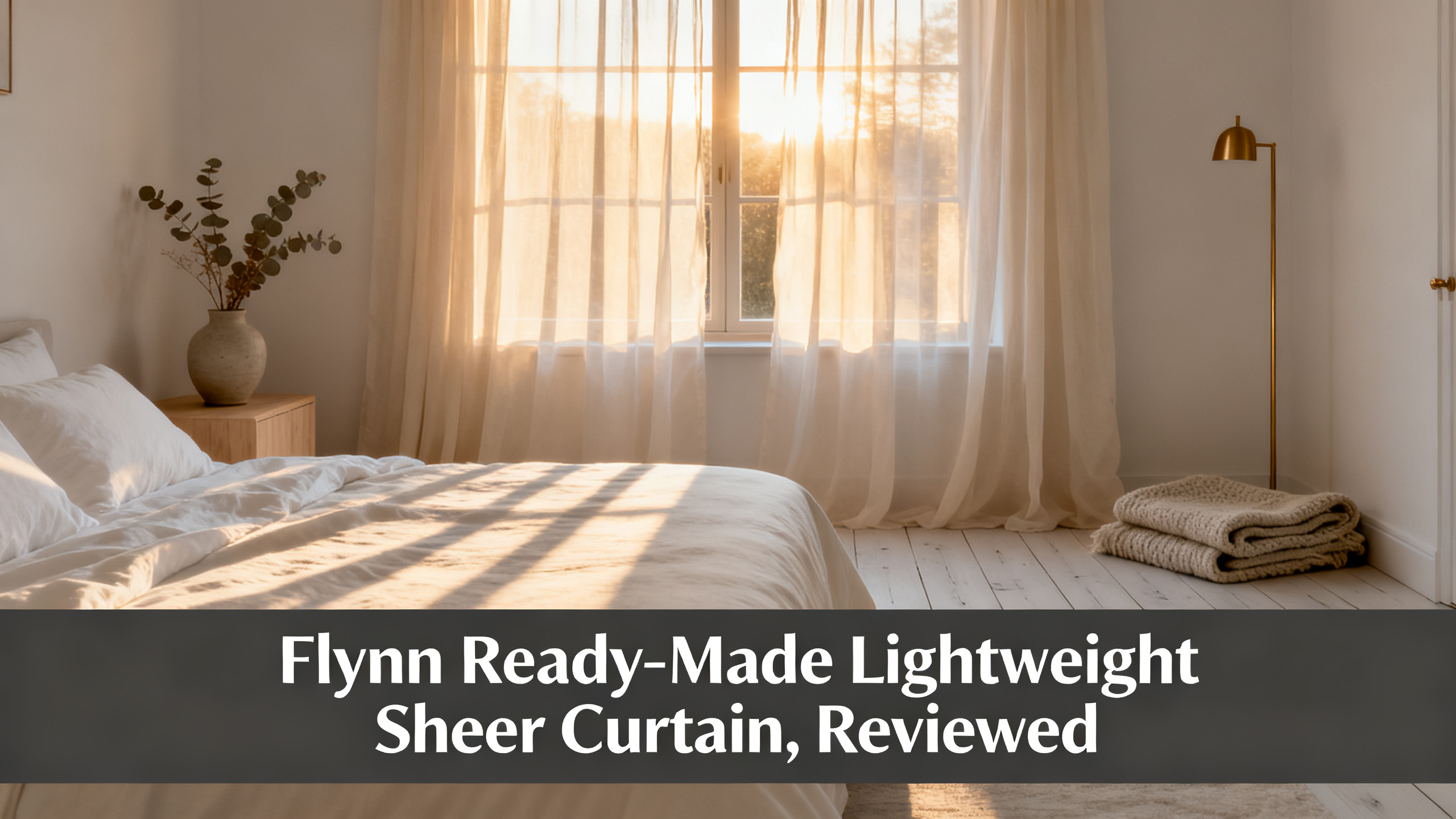 Flynn Ready-Made Lightweight Sheer Curtain, Reviewed