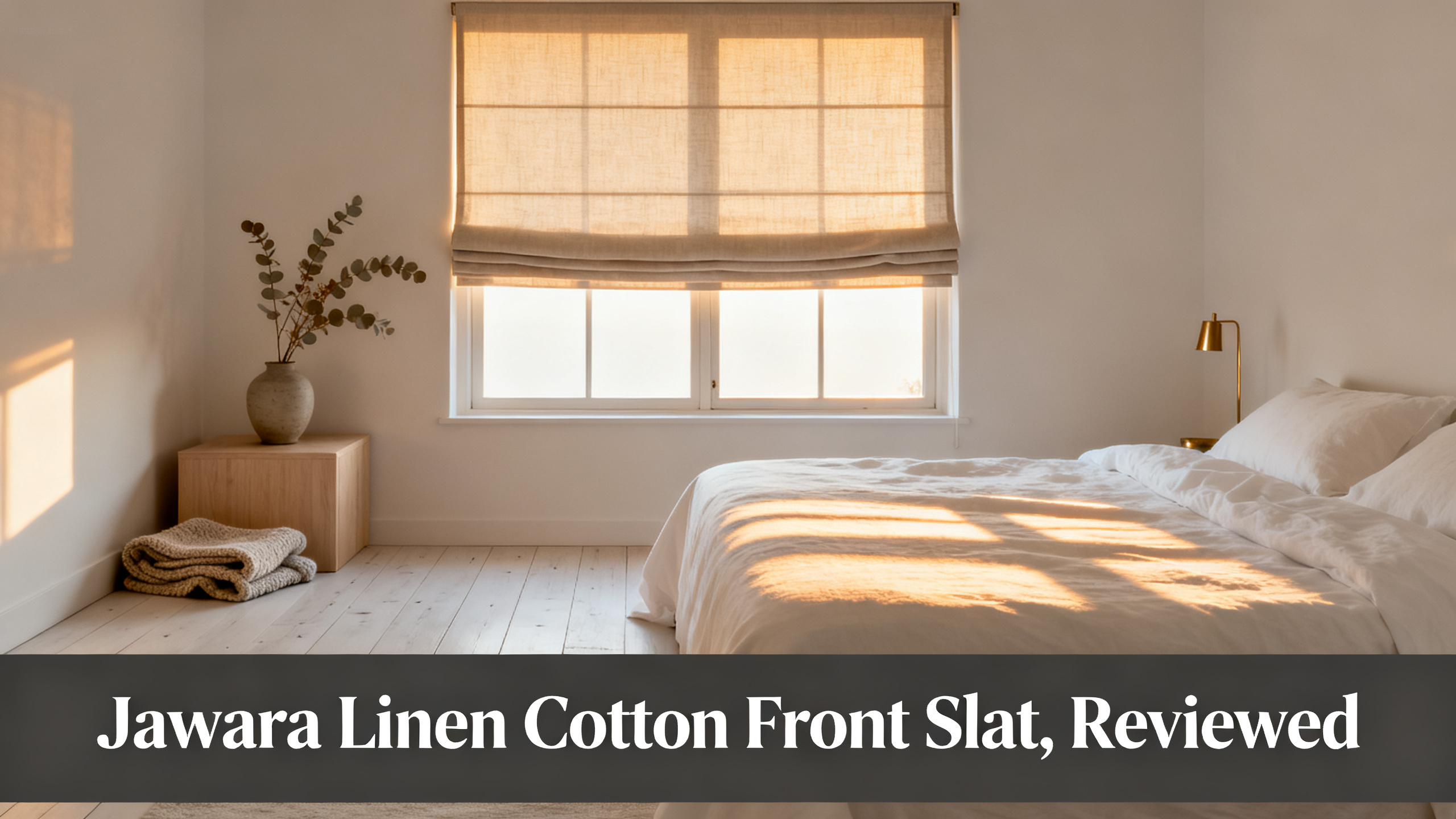 Jawara Linen Cotton Front Slat, Reviewed