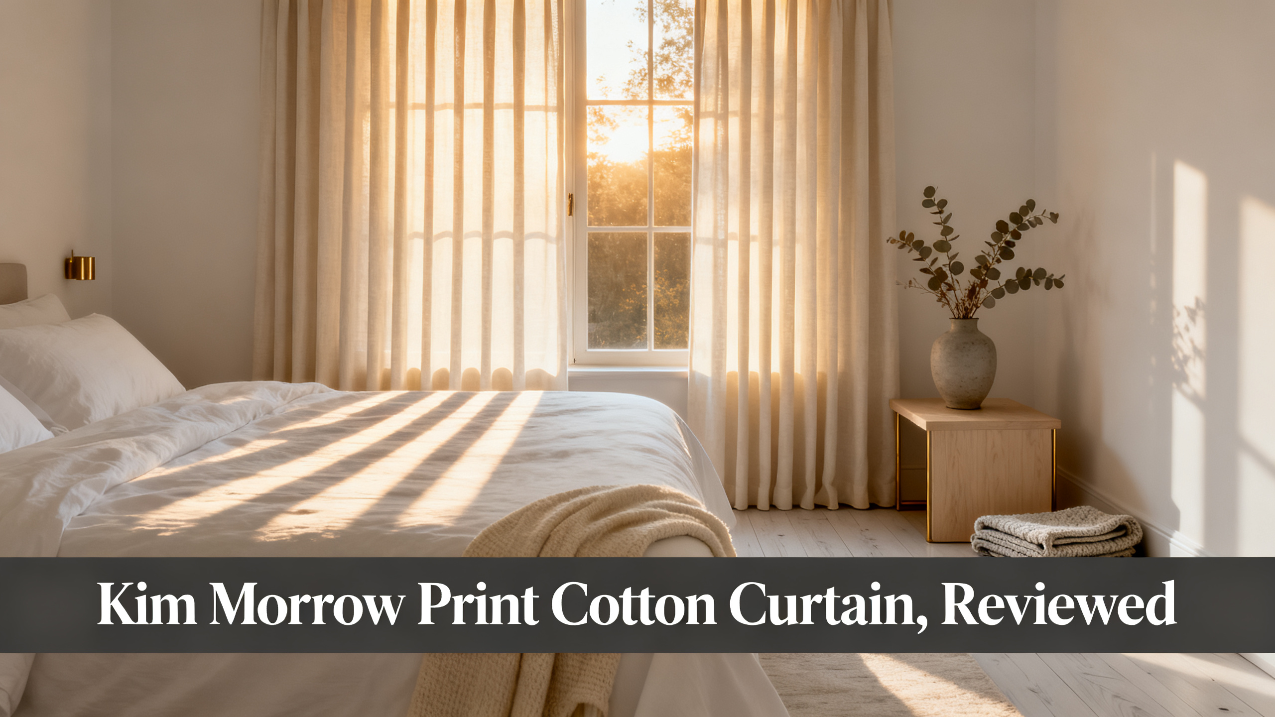 Kim Morrow Print Cotton Curtain, Reviewed