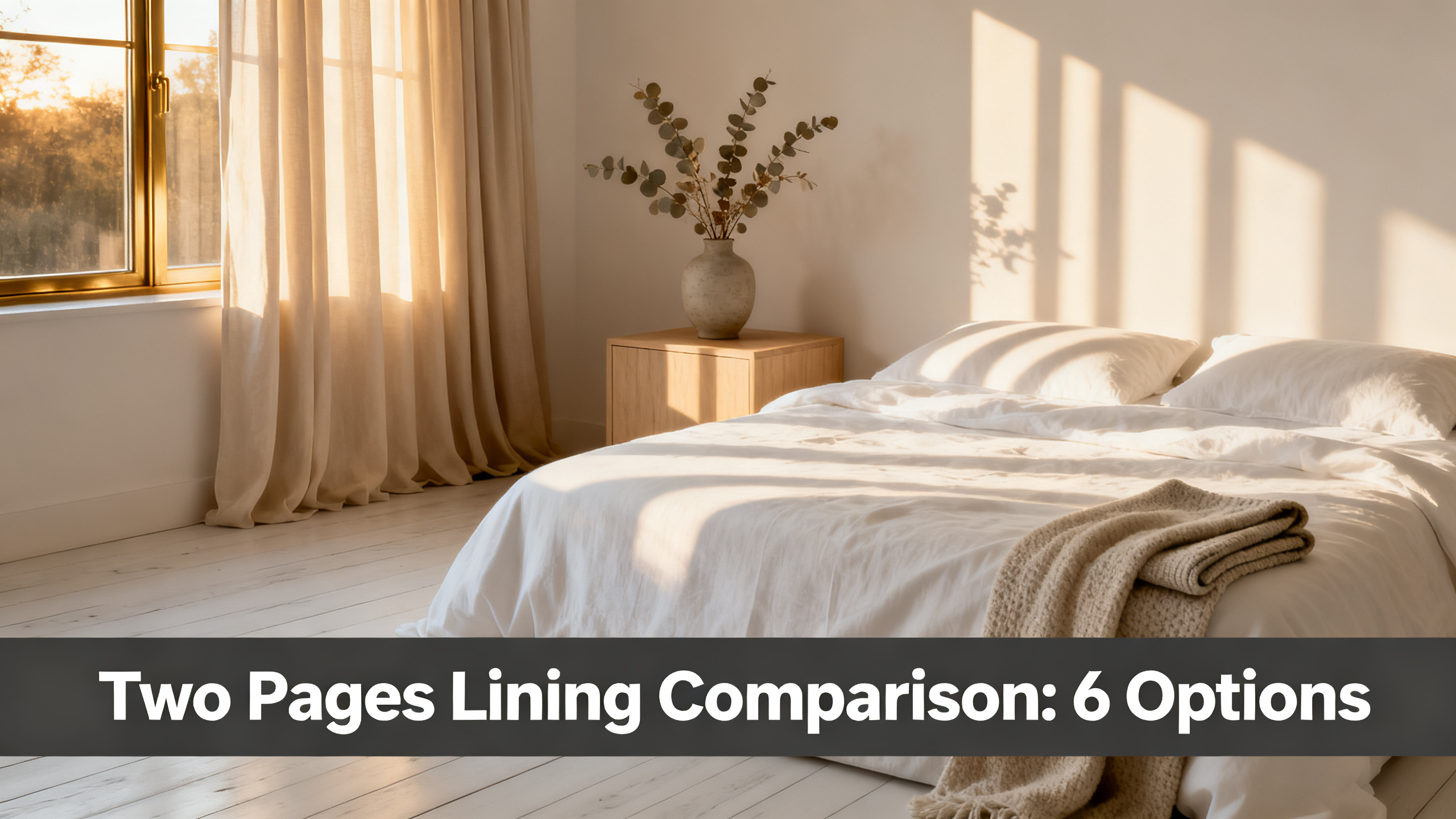 Two Pages Lining Comparison: 6 Options