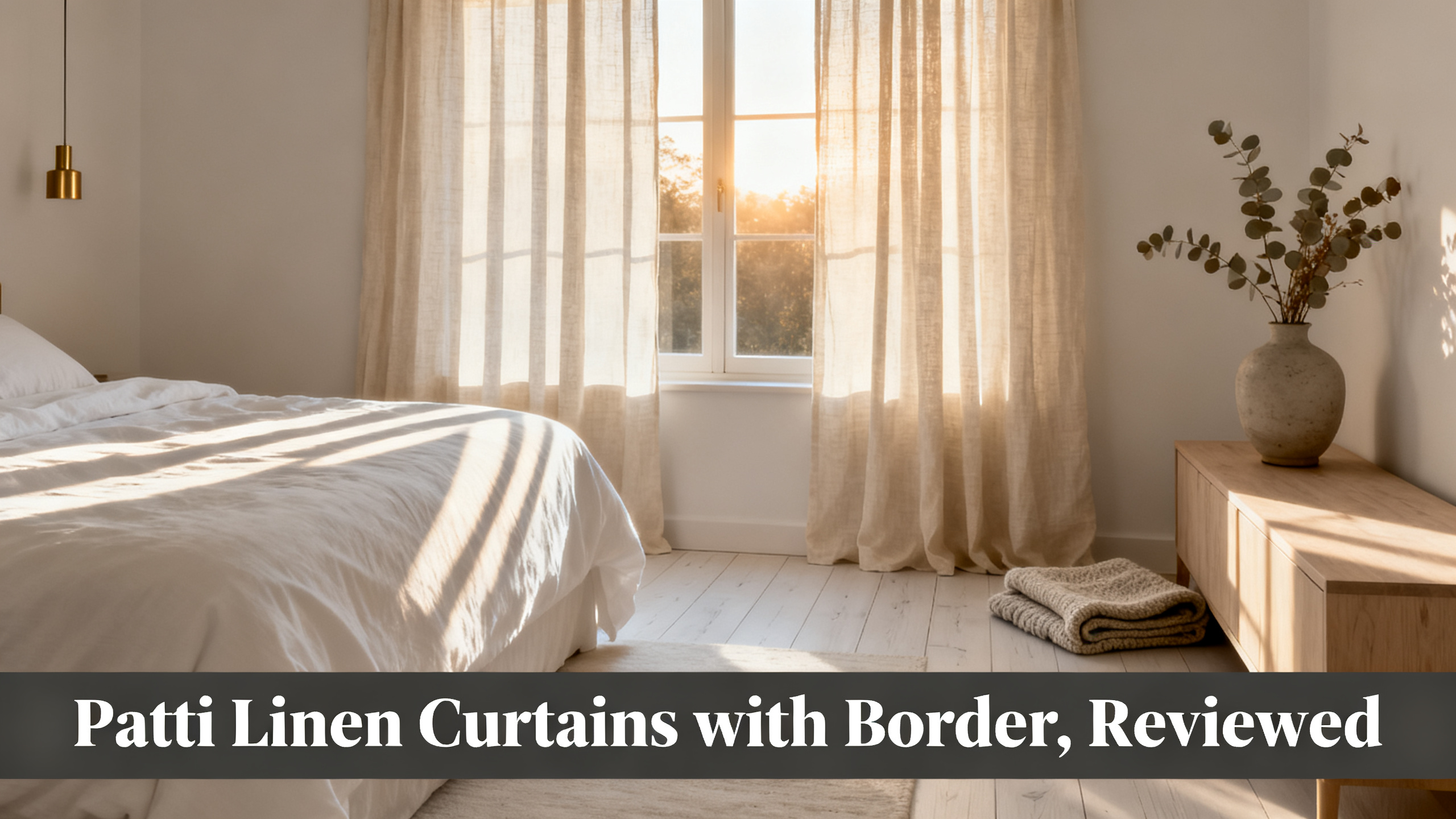 Patti Linen Curtains with Border, Reviewed