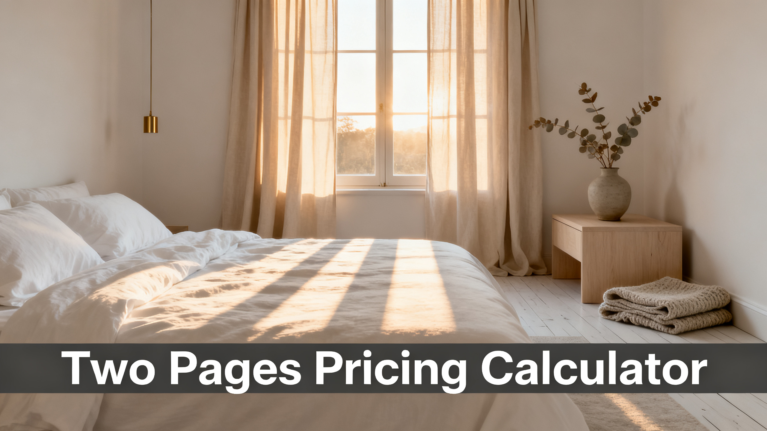 Two Pages Pricing Calculator