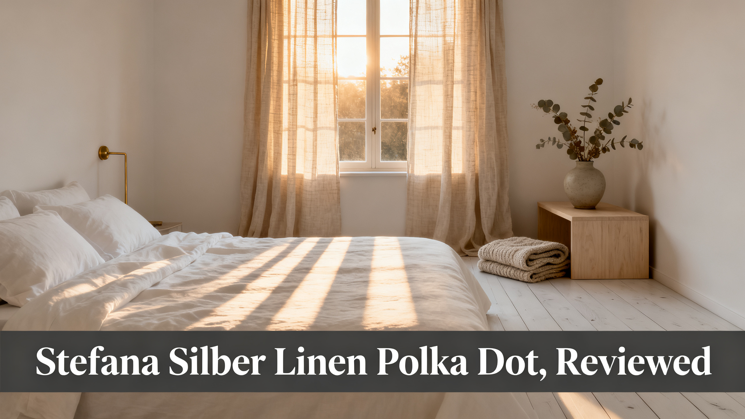 Stefana Silber Linen Polka Dot, Reviewed