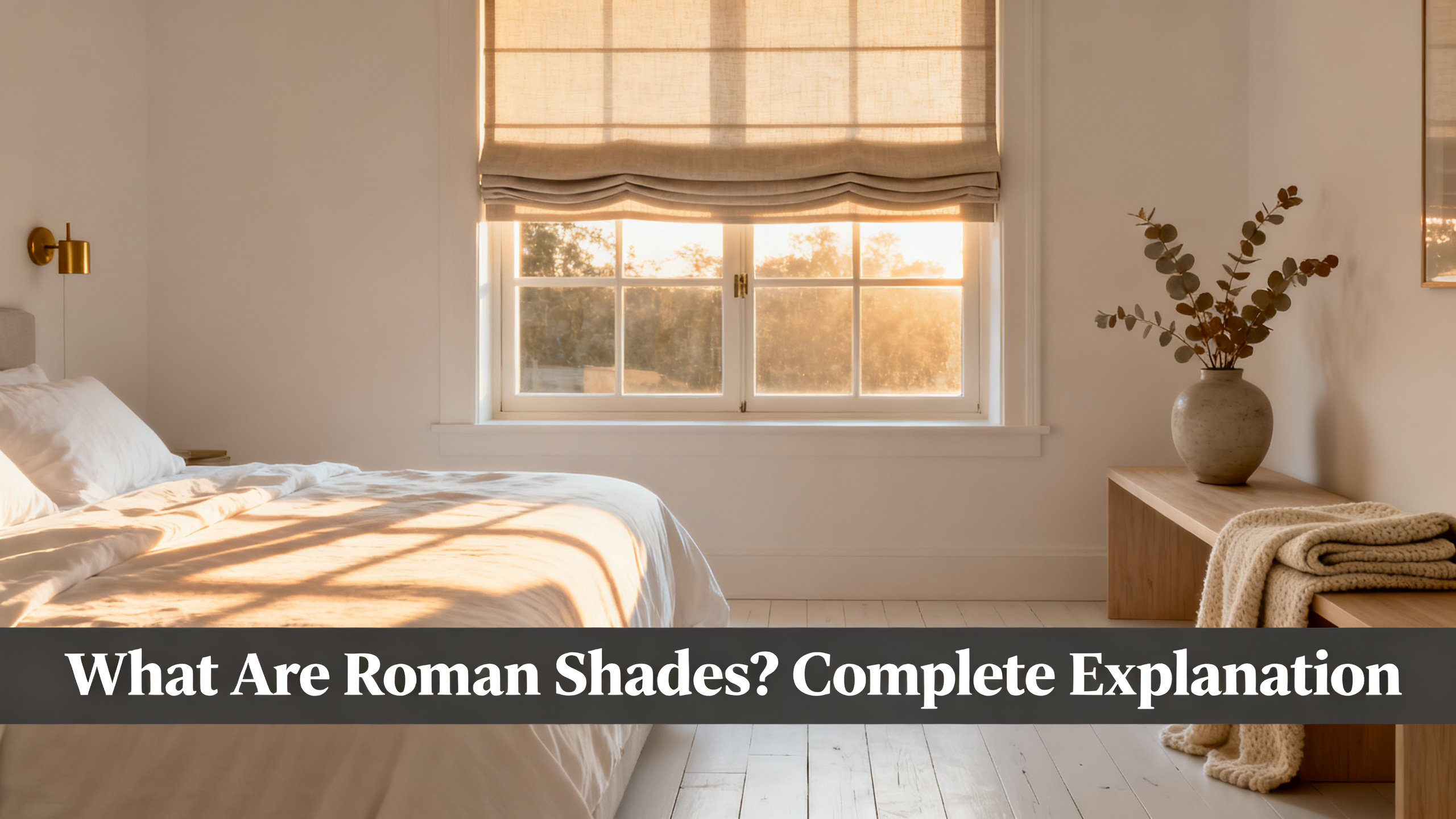 What Are Roman Shades? Complete Explanation